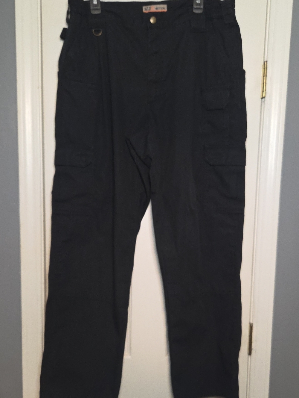 5.11 Tactical Black Cargo Pants with Utility Pockets True Measurements 36x31